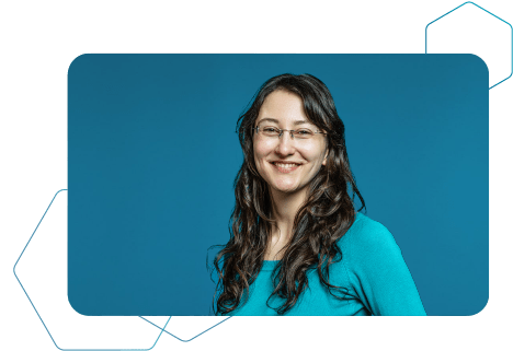 Natalí Gisel Matschuk, Human Resources, lächelt in die Kamera